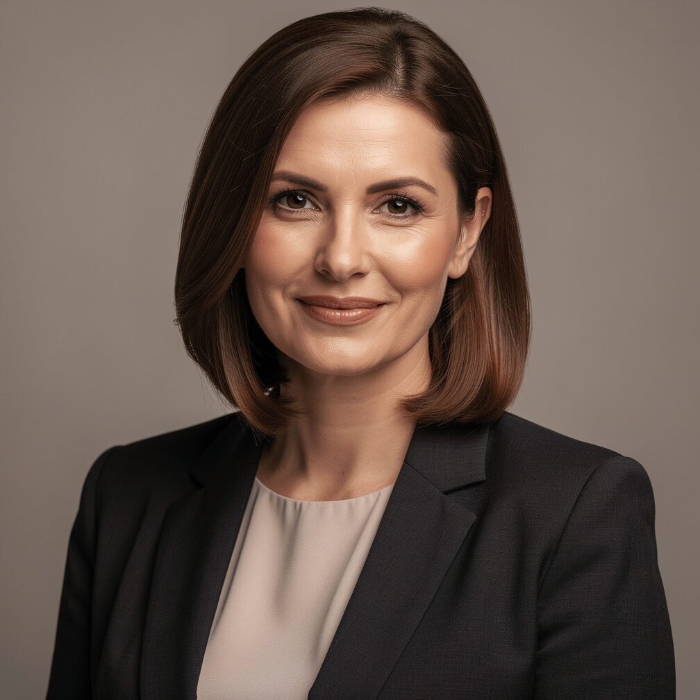 Professional portrait of a female speech coach